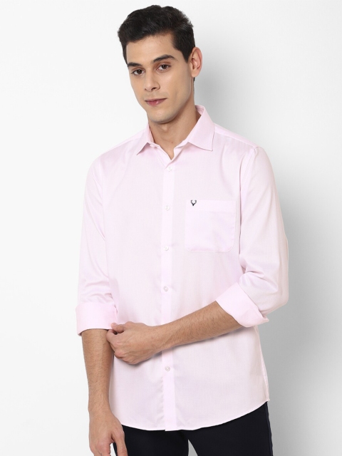 

Allen Solly Men Pink Slim Fit Casual Shirt