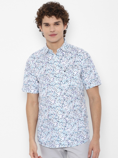 

Allen Solly Men Blue Slim Fit Floral Printed Casual Shirt