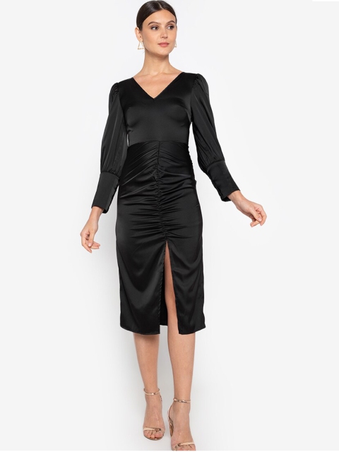 

ZALORA OCCASION Black Sheath Dress