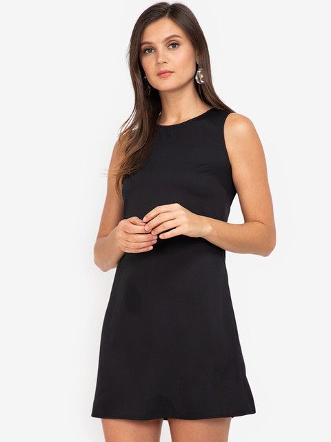 

ZALORA WORK Black Sheath Mini Dress