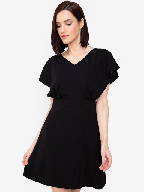 

ZALORA WORK Women Black Mini Dress