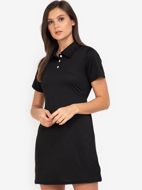 

ZALORA WORK Black T-shirt Dress