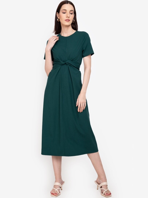 

ZALORA WORK Women Green Sheath Dress