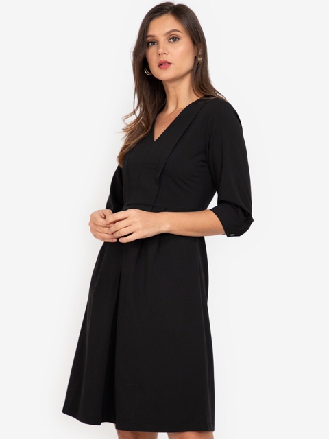 

ZALORA WORK Black Sheath Dress