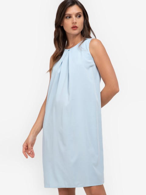 

ZALORA WORK Blue A-Line Dress