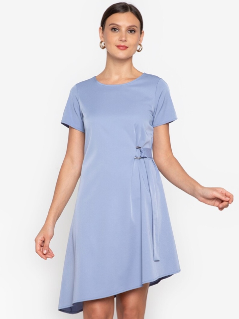 

ZALORA WORK Women Blue A-Line Dress