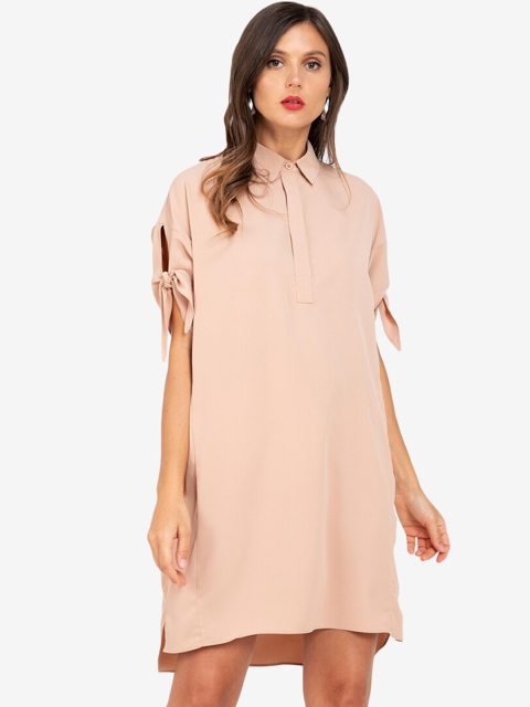 

ZALORA WORK Brown Shirt Dress