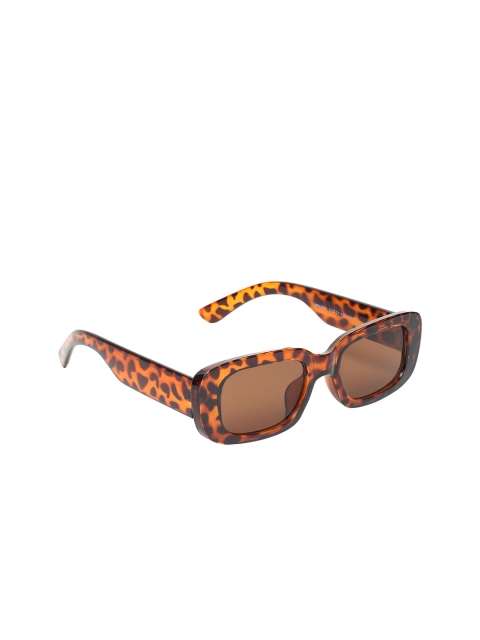 

SCAGLIA Unisex Brown Lens & Brown Square Sunglasses SCG_CANDY_T BROWN
