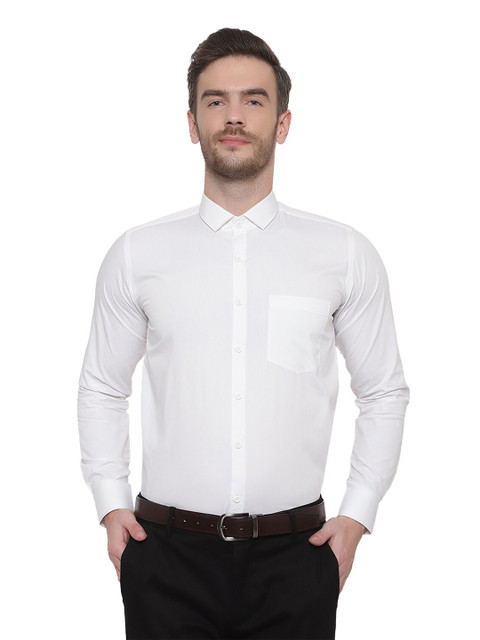 

Srey trends Men White Comfort Pure Cotton Formal Shirt