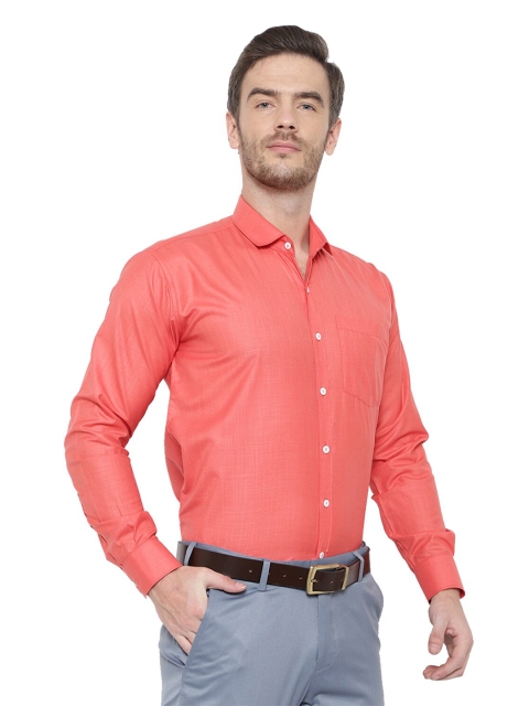 

Srey trends Men Orange Comfort Formal Shirt