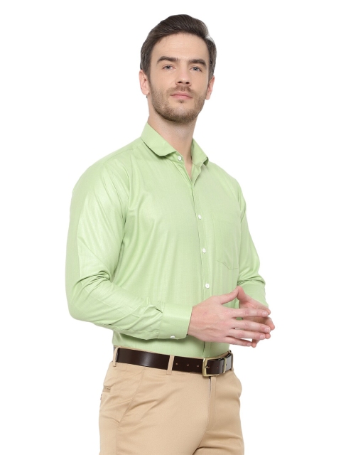 

Srey trends Men Green Comfort Formal Shirt