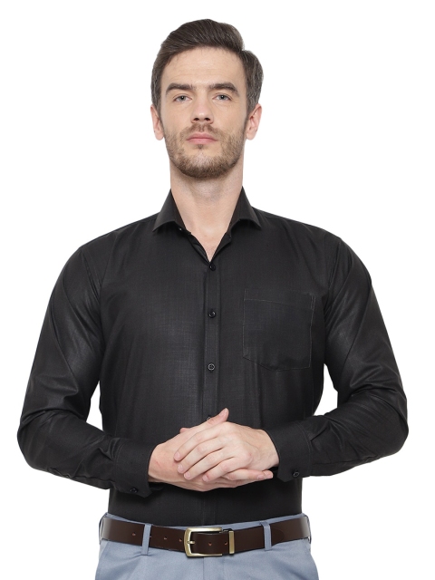 

Srey trends Men Black Solid Comfort Cotton Formal Shirt