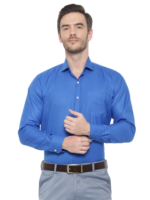 

Srey trends Men Blue Solid Comfort Formal Shirt