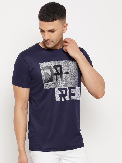 

Parcel Yard Men Black Typography 2 Printed Applique T-shirt