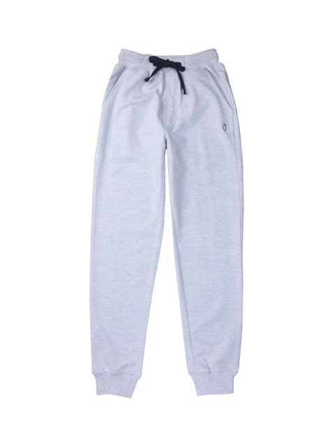

Gini and Jony Boys Grey Solid Cotton Joggers