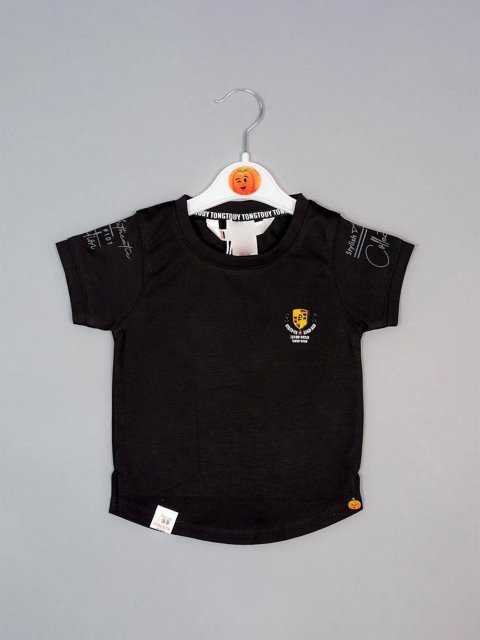 

Mumkins Boys Black T-shirt