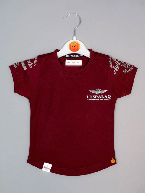 

Mumkins Boys Maroon T-shirt