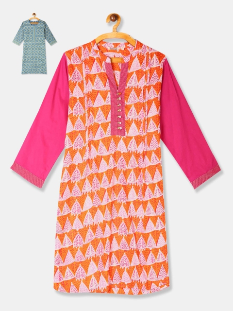 

Karigari Women Assorted Ethnic Motifs Printed Kurta