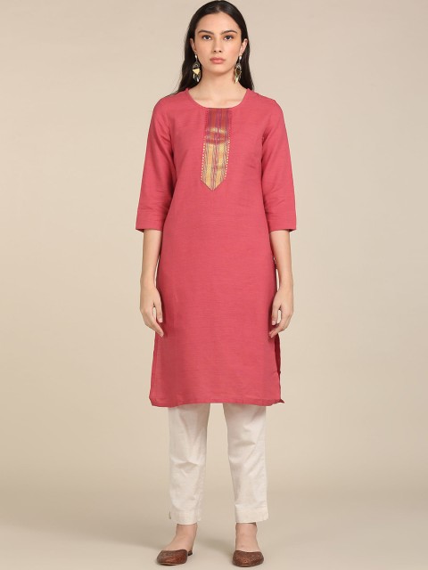 

Karigari Women Pink Kurta