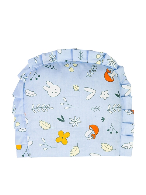 

Baby Moo Kids Blue Floral Rai Pillow