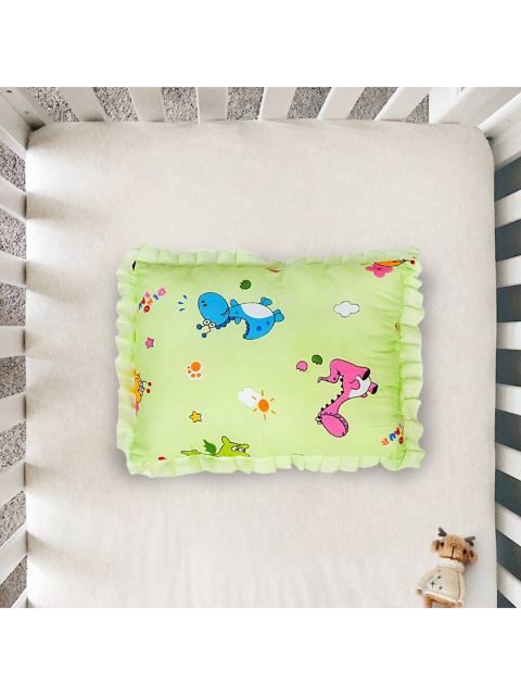 

Baby Moo Kids Green Floral Rectangular Baby Pillow