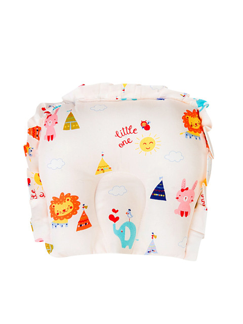 

Baby Moo Kids Off White & Red Lion Printed U Shape Pillow