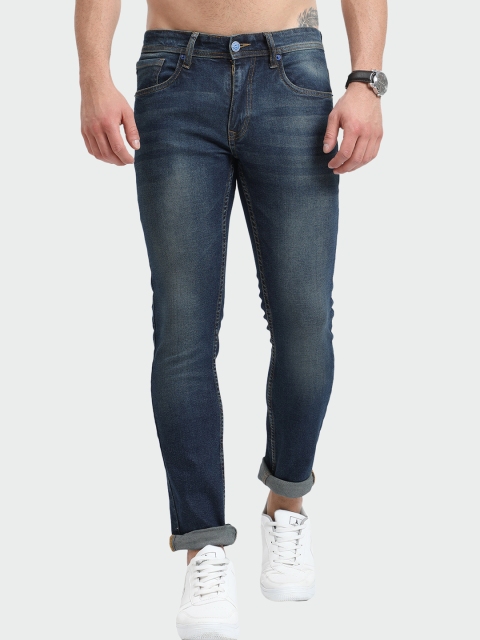 

Old Grey Men Blue Slim Fit Jeans
