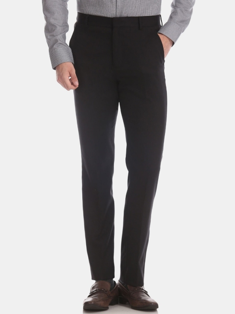 

Excalibur Men Black Slim Fit Chinos Trousers