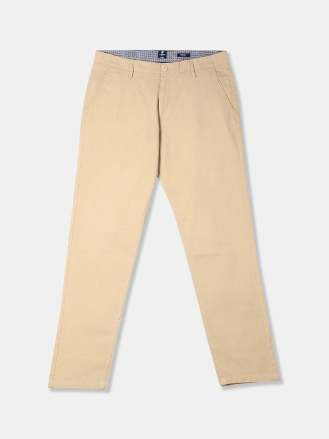 

Ruggers Men Brown Slim Fit Chinos Trousers