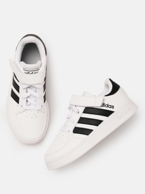 

ADIDAS Kids White Breaknet Sneakers