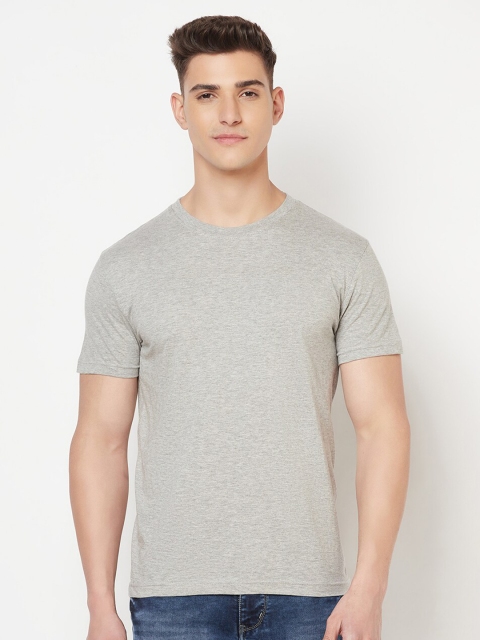 

Truerevo Men Grey Anti Odour T-shirt