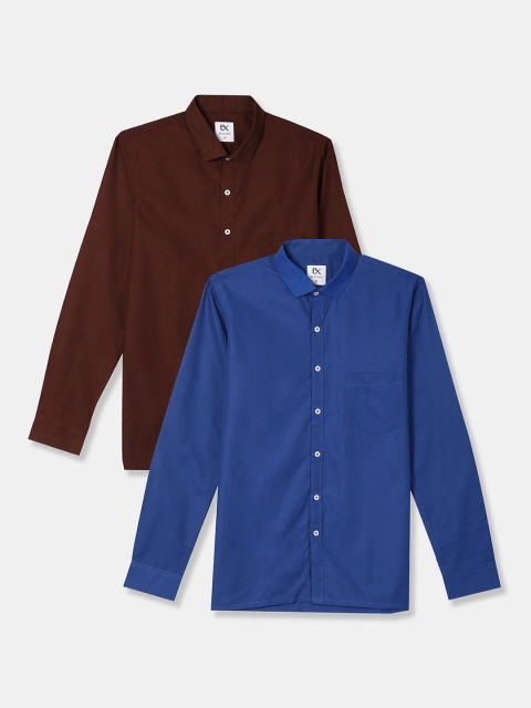 

Excalibur Men Assorted Formal Shirt Pack Of 2