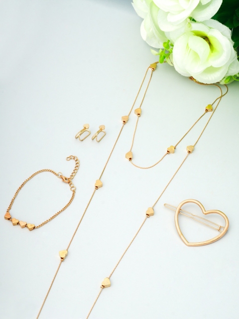 

Ferosh Gold-Toned Jewellery Set