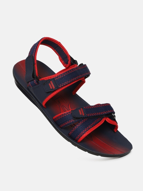 

Paragon Men Blue & Red Comfort Sandals