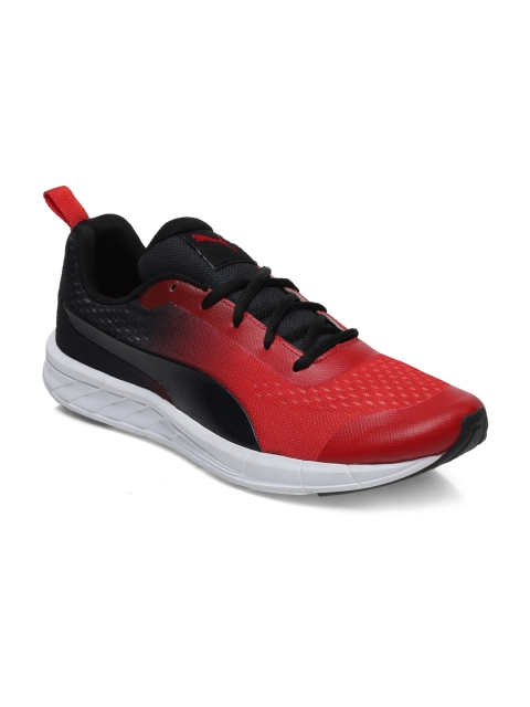 

PUMA Men Black & Red Radiance IDP Running Shoes