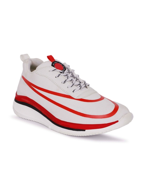 

WIN9 Men White Mesh Walking Non-Marking Shoes