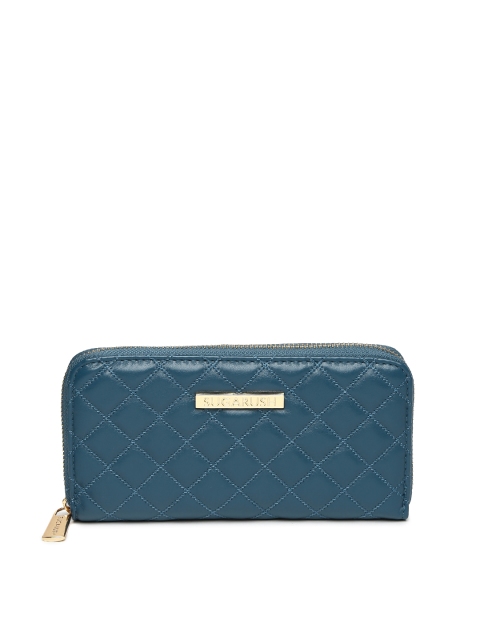

Sugarush Women Blue Quilted Wallet