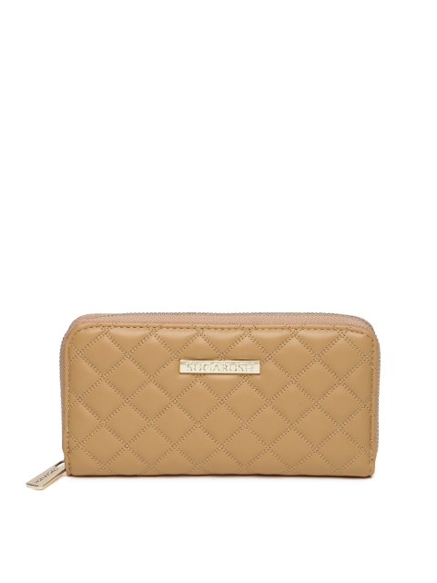 

Sugarush Women Tan Brown Quilted Wallet