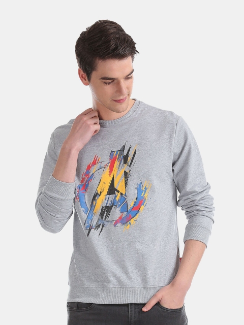 

Colt Men Grey Avengers Printed Sweatshirt