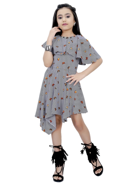 

Tiny Girl Navy Blue A-Line Dress