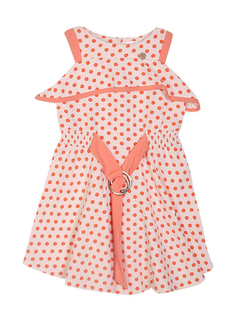 

Tiny Girl Peach-Coloured Dress