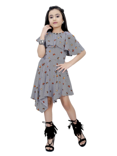 

Tiny Girl Navy Blue A-Line Dress