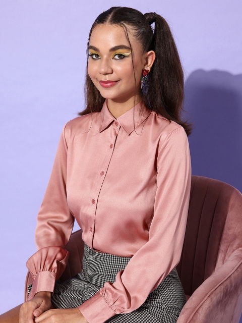 

StyleCast Beautiful Rose Solid Indie Gal Top
