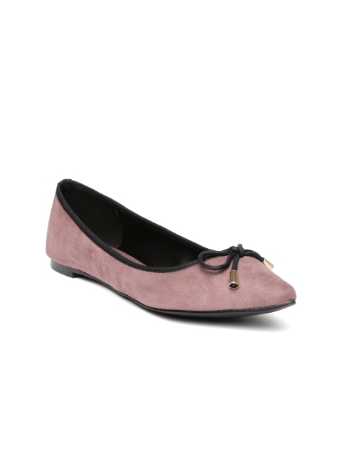 

Tao Paris Women Dusty Pink Pointy-Toed Ballerinas