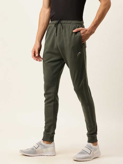 

Proline Active Men Olive Green Solid Joggers