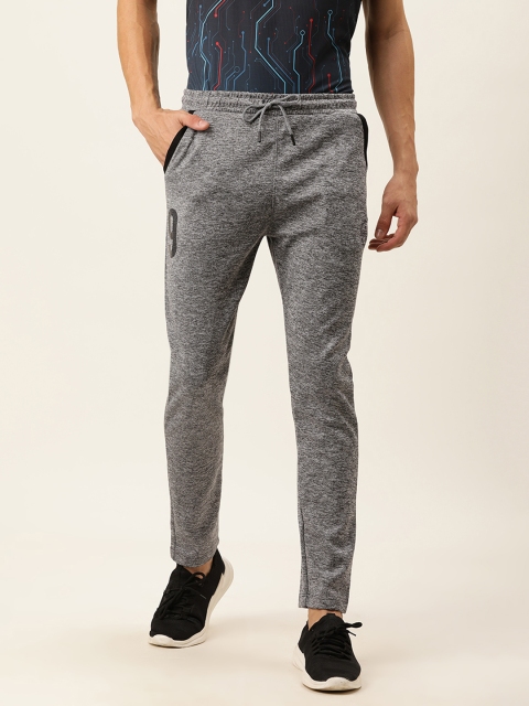 

Proline Active Men Grey Melange Solid Mid-Rise Rapid-Dry Regular Track Pants