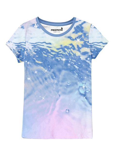

mezmoda Girls Multicoloured Tie and Dye Dyed T-shirt, Multi