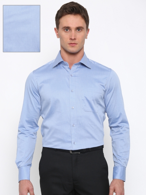 

Raymond Men Blue Contemporary Regular Fit Solid Formal Shirt