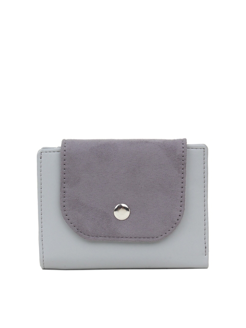 

yelloe Women Grey Colourblocked Card Holder