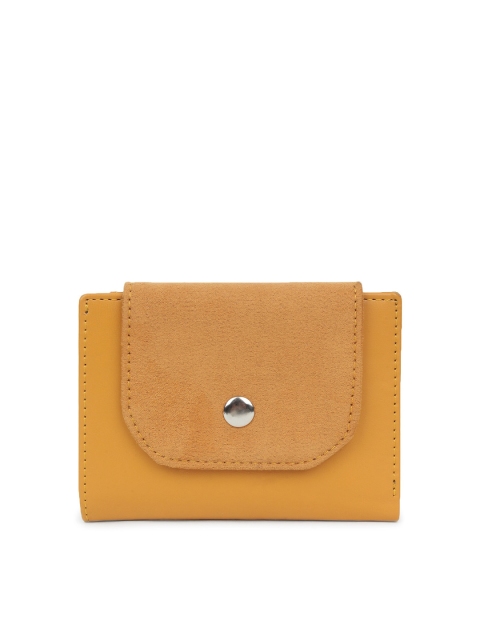 

yelloe Women Mustard Card Holder